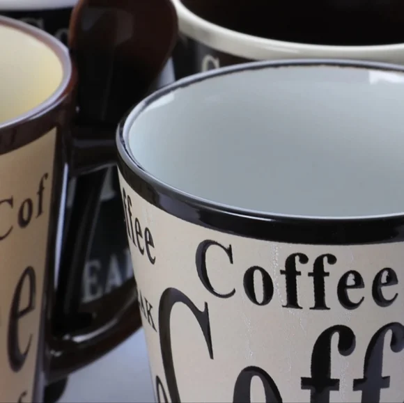 Mr.Coffee Bareggio Mug and Spoon Set, Café Americano - Picture 7 of 10